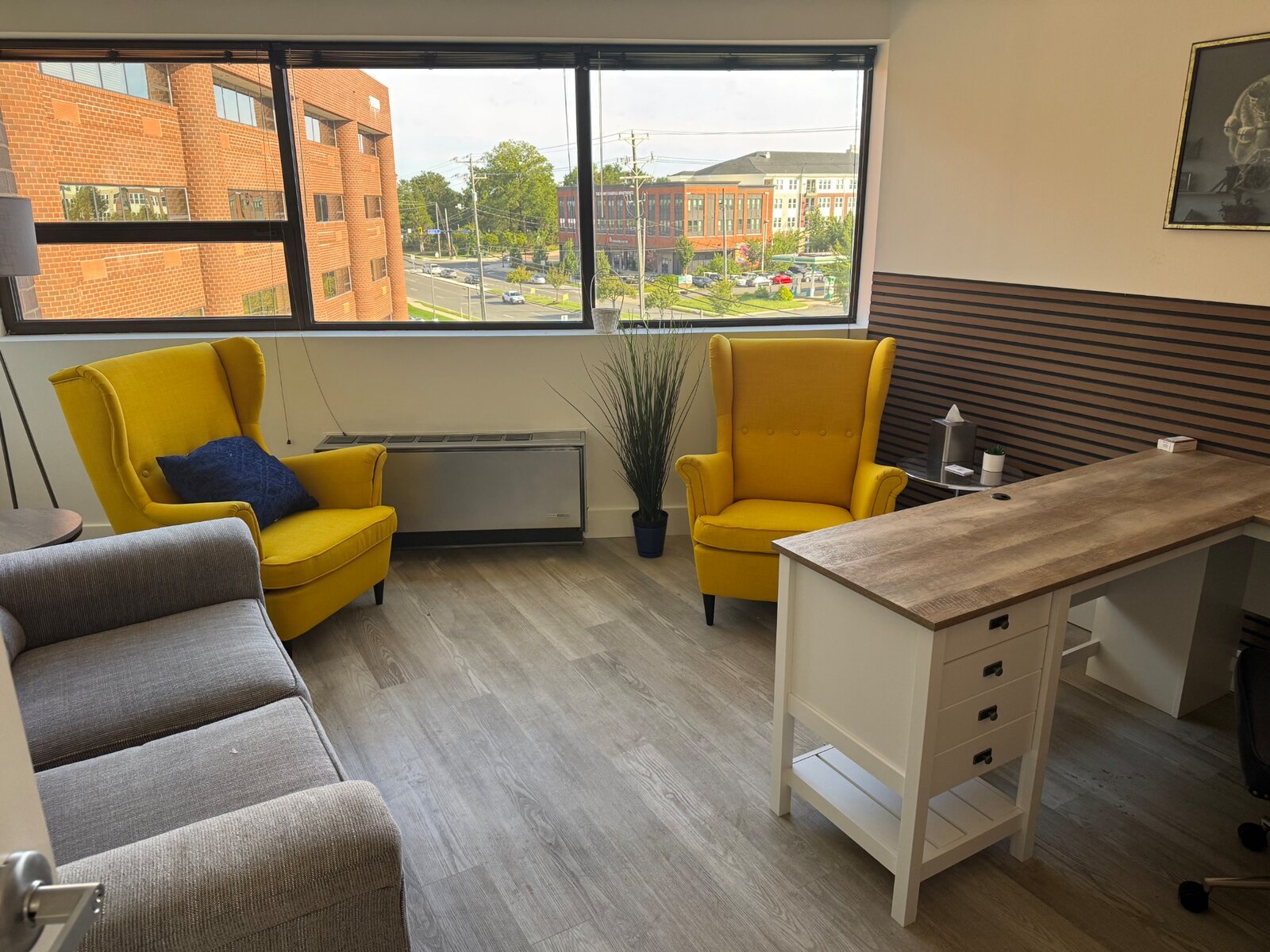 Warm consultation office at Inclusive Behavioral Health